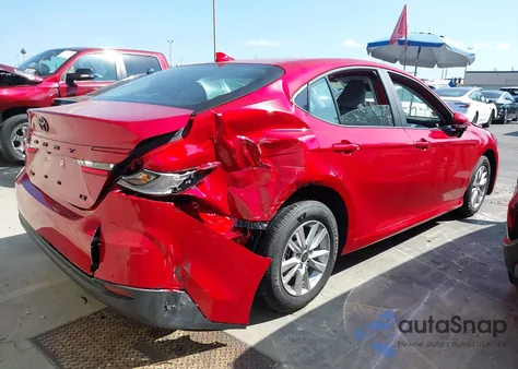 2025 Toyota Camry Le из США, поврежденный, VIN 4T1DAACK2SU205098